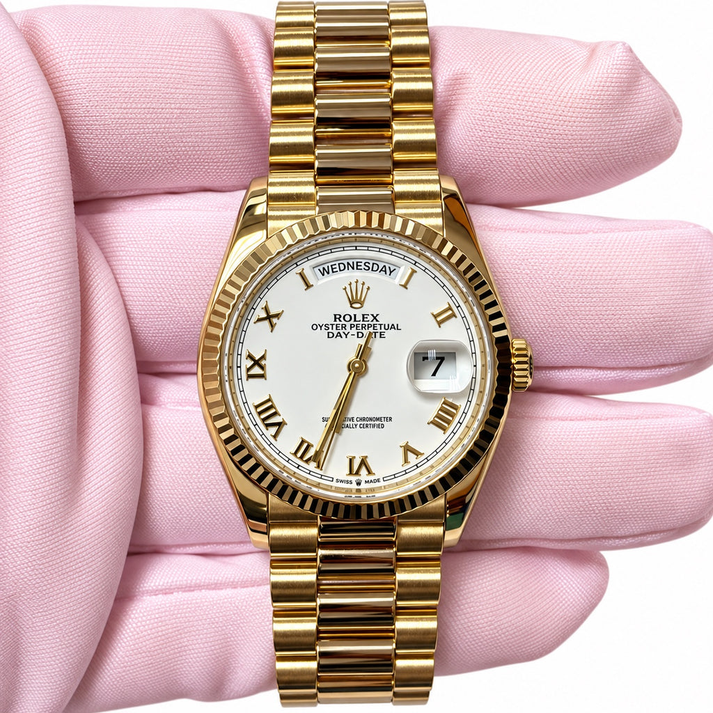 Rolex 128238-0076 2021 Pre-Owned Excellent Watch and Card