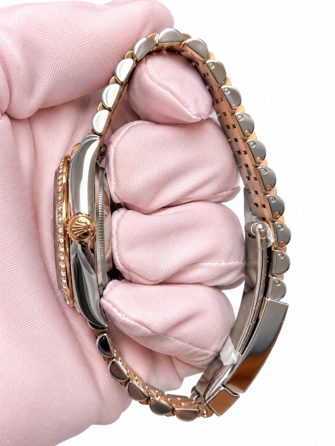 Rolex Datejust 36mm 126281RBR-0021 Silver Fluted Motif Dial Diamond Bezel Everose Gold Jubilee – Excellent Condition – Watch & Card 2022