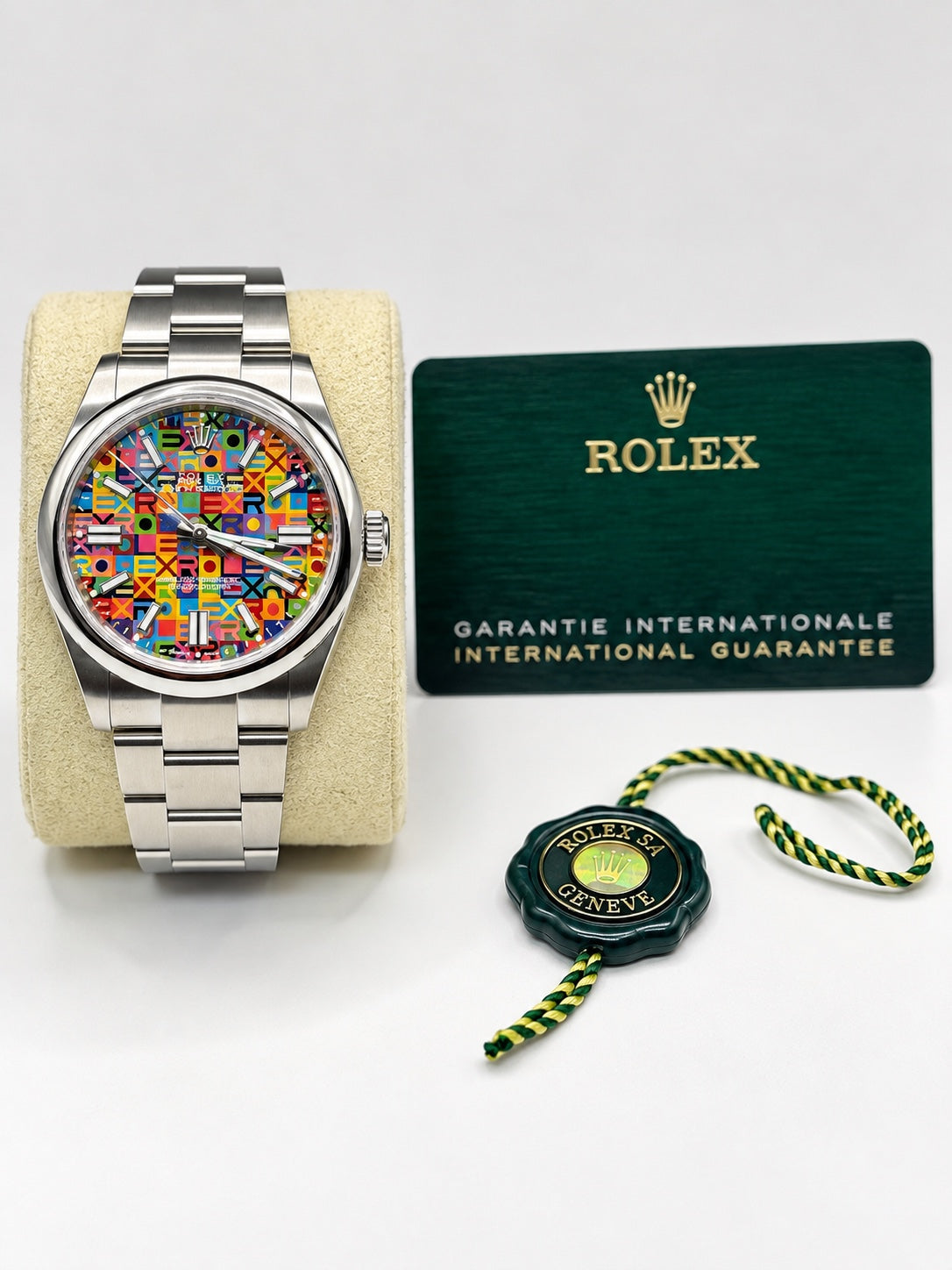 Rolex Oyster Perpetual 41mm 134300-0010 Multicolor Jubilee Dial 2026 – Unworn – Watch & Card