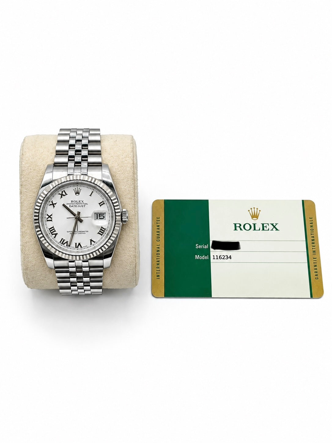 Rolex 116234 2019 Pre-Owned Good Watch and Card