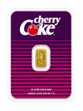 Cherry Coke® 40th Anniversary 1g .9999 Fine Gold Bar