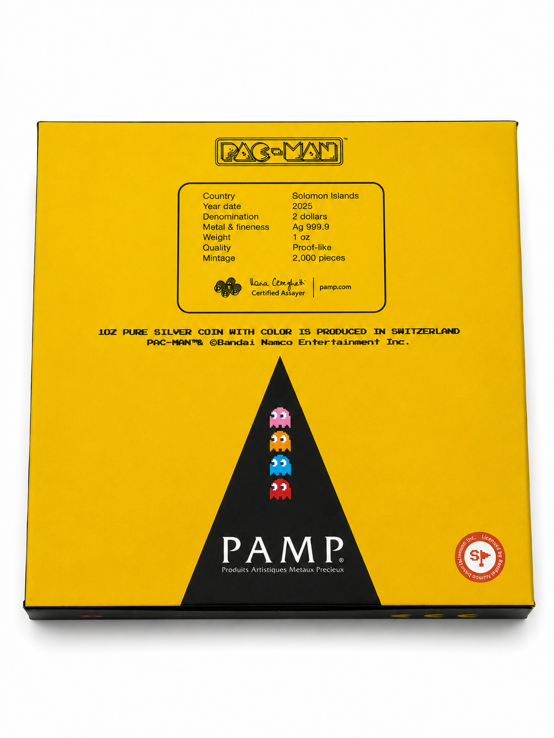 PAC-MAN 45th Anniversary 1 oz Silver Coin – Limited Edition Collectible