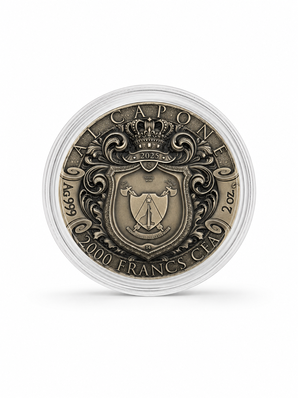 Al Capone 2025 2 oz Silver Coin – Ultra Limited Mintage of 500