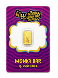 Willy Wonka & The Chocolate Factory™ “Wonka Bar” 1g 24KT Gold Bar