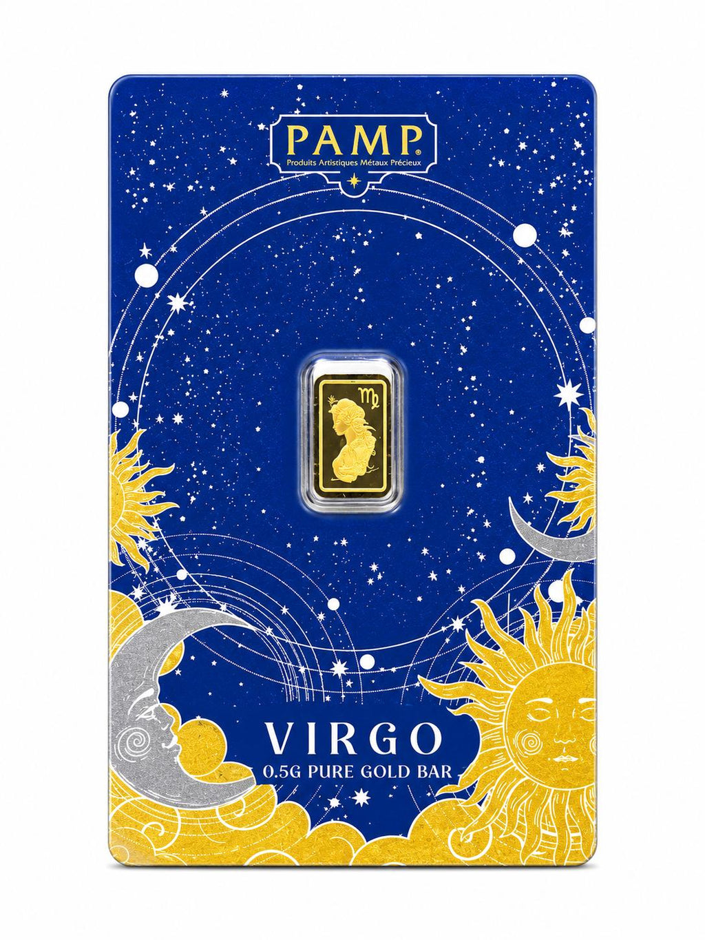 PAMP Virgo Zodiac 0.5g .9999 Fine Gold Bar