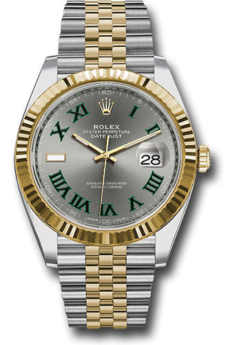 Rolex Datejust 41 Slate Green Roman Dial on Jubilee 126333 2025