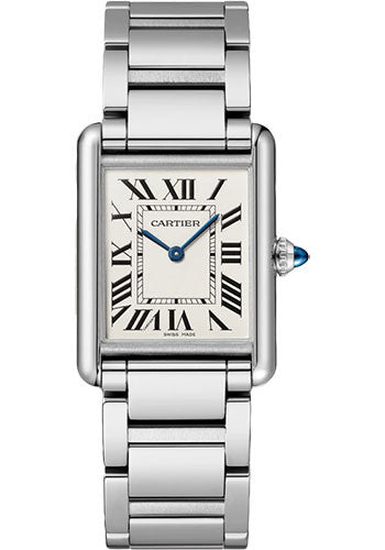 Cartier Tank Must Large Silver Dial on Bracelet WSTA0052