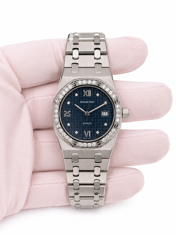 Audemars Piguet Blue Diamond Dial on Steel 15088ST.ZZ.0789St.01