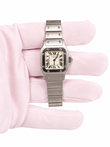 Cartier Santos Galibe WHITE Dial on 1565