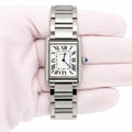 Cartier Tank Must Large Silver Dial on Bracelet WSTA0052