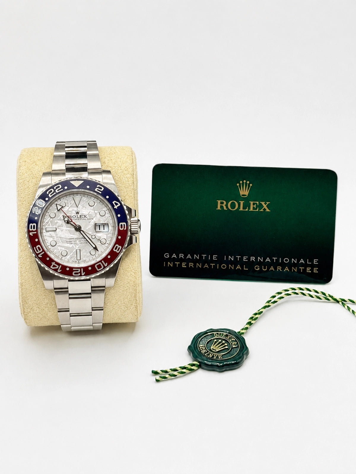 Rolex GMT-Master II Pepsi Meteorite Dial on Oyster 126719BLRO Card 2022