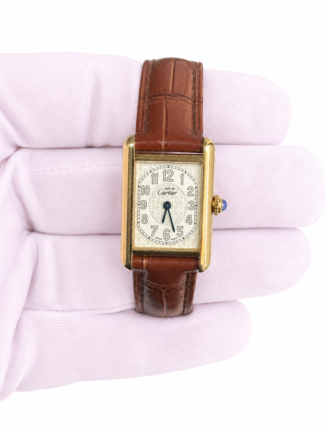 Cartier Tank Must White Dial on Strap W1013854