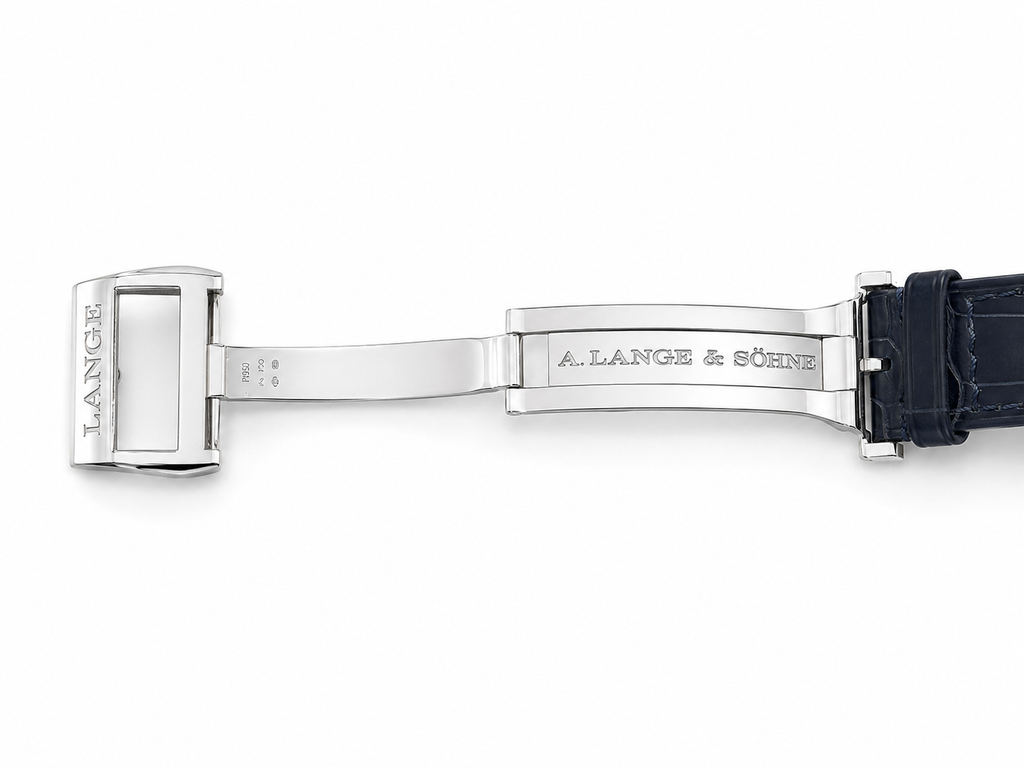 A. Lange & Sohne Zeitwerk Date Gray Dial on Leather Strap 148.038/LSLS1483AA Complete 2021