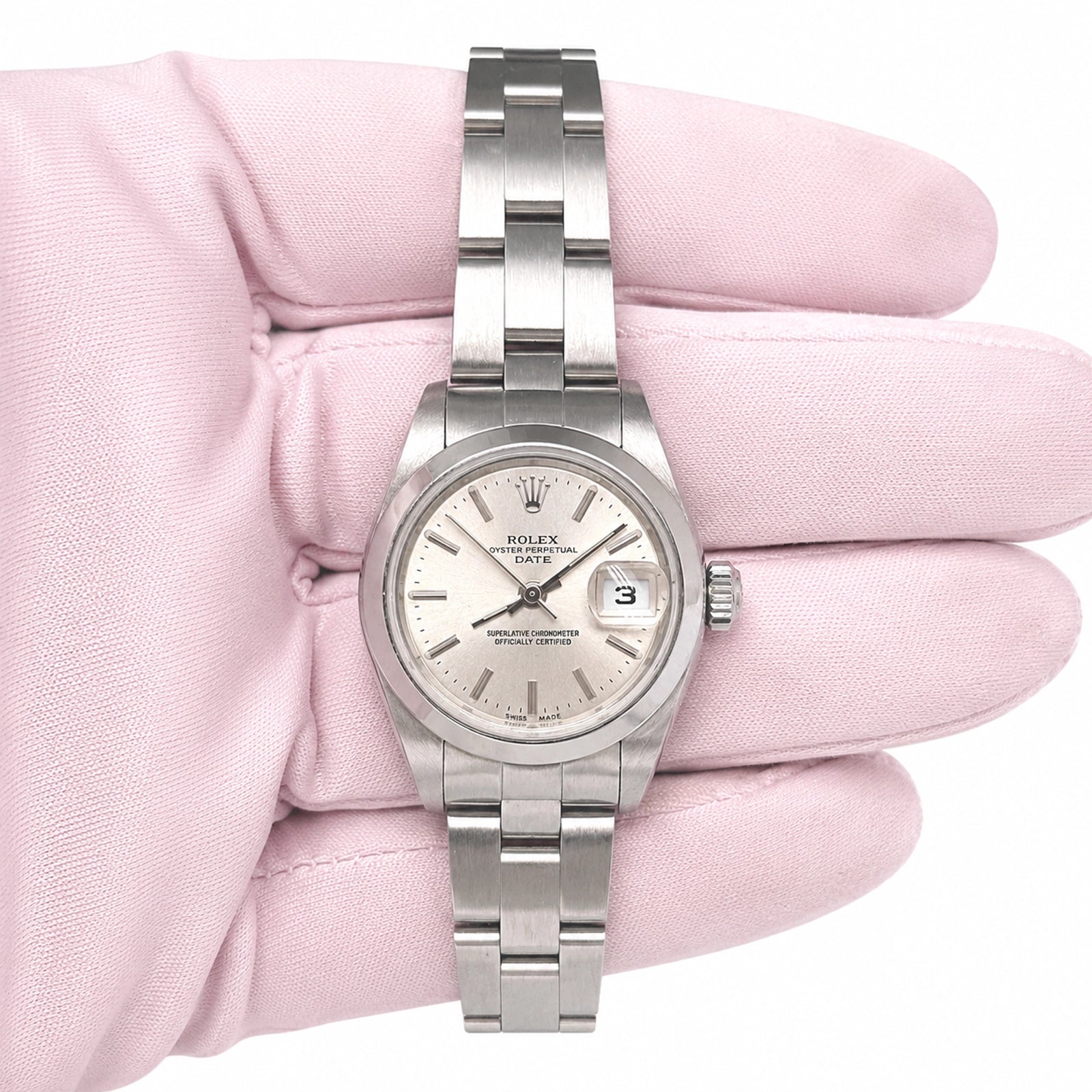 Rolex Datejust Lady Silver Index Dial on Oyster 179160