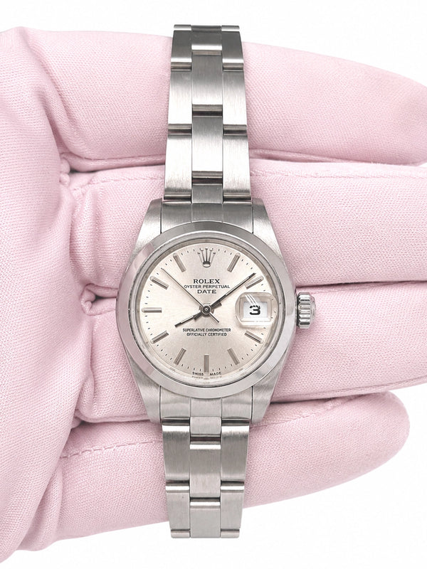 Rolex Datejust Lady Silver Index Dial on Oyster 179160