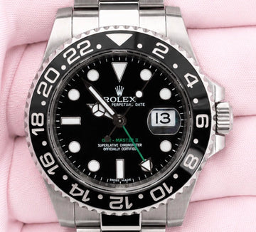 Rolex GMT-Master II Black Dial on Oyster 116710LN
