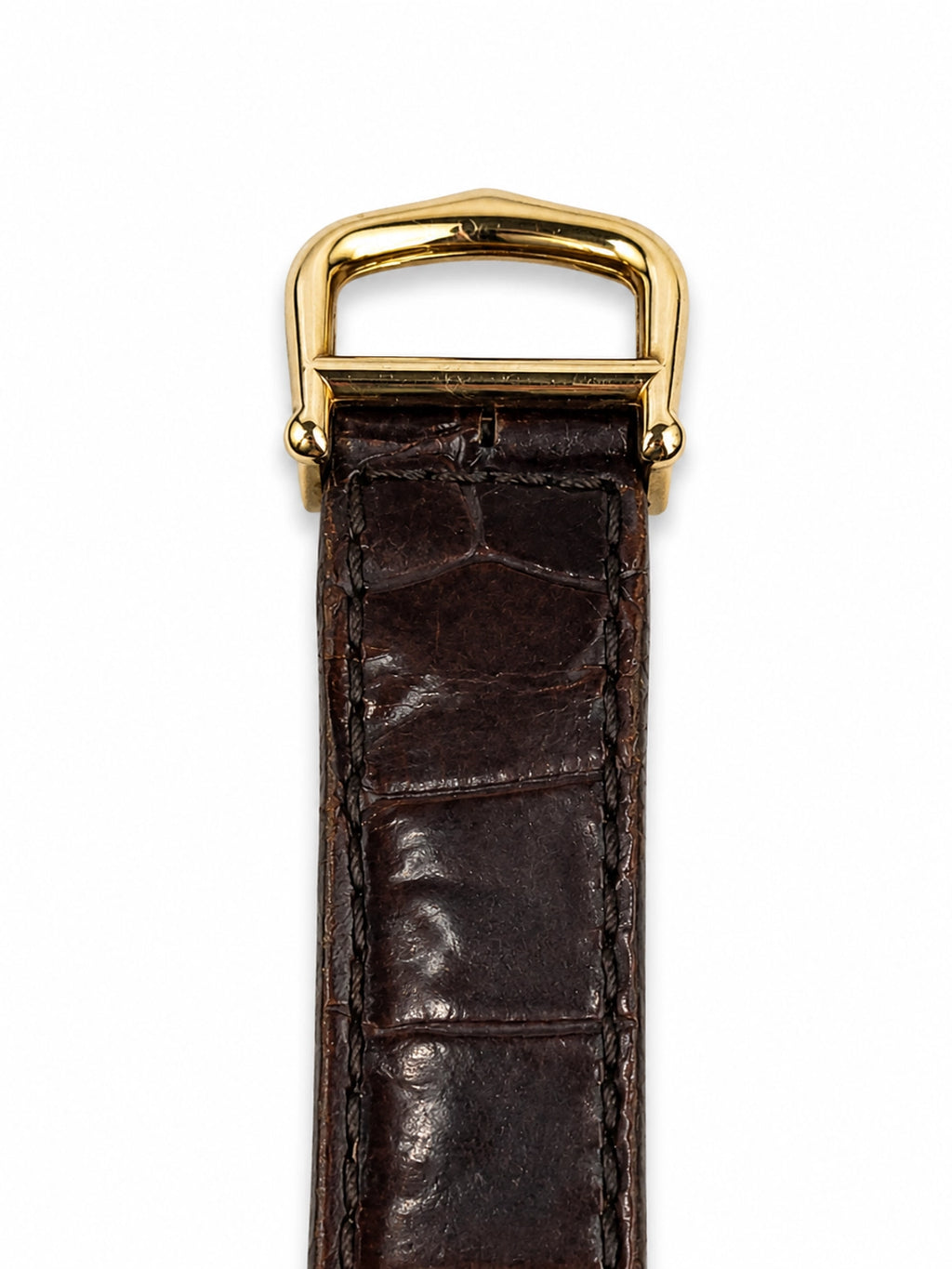 Cartier Must De Cartier Vermail Silver Dial on Brown Strap W1017354