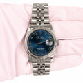 Rolex Datejust Blue Roman Dial on Jubilee 16234