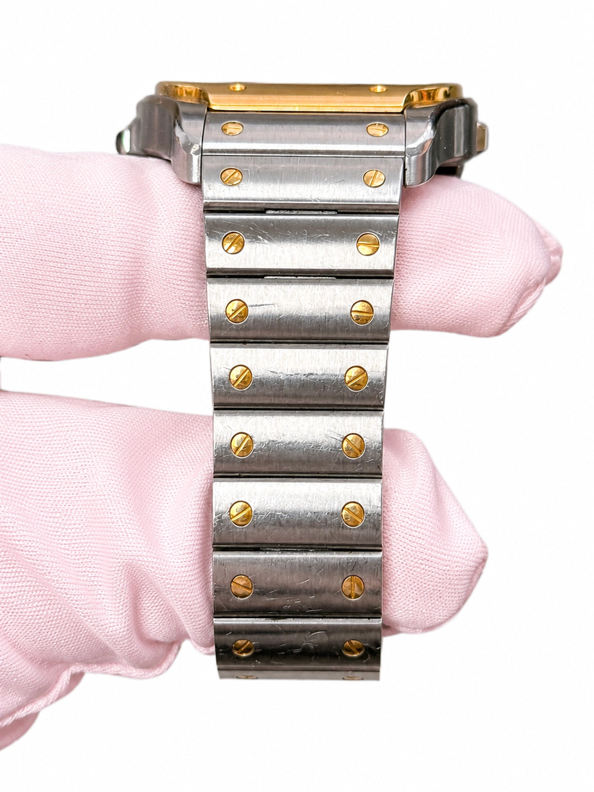 Cartier Santos de Cartier Chronograph Silver Dial on Bracelet W2SA0008 Card Open Date