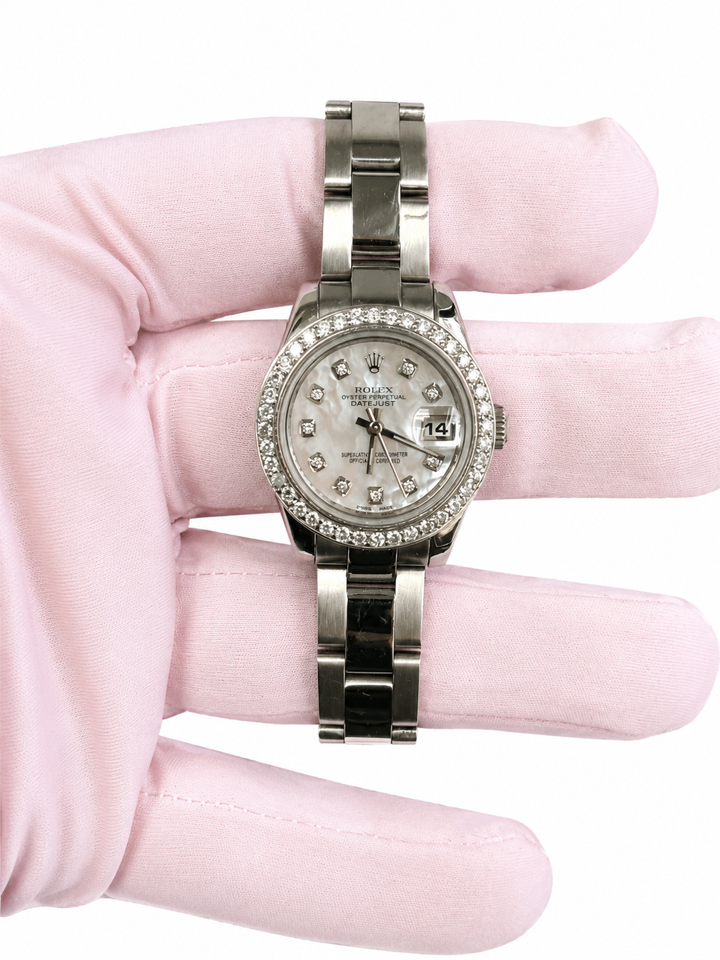 Rolex Datejust 26 MOP Diam Dial on OYSTER 179174