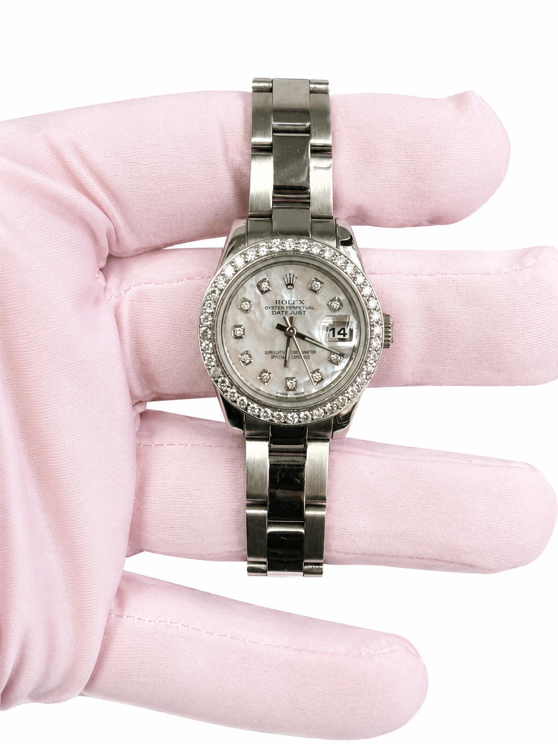 Rolex Datejust 26 MOP Diam Dial on OYSTER 179174