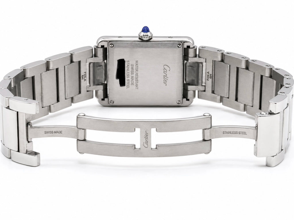 Cartier Tank Must Large Silver Dial on Bracelet WSTA0052