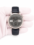A. Lange & Sohne Zeitwerk Date Gray Dial on Leather Strap 148.038/LSLS1483AA Complete 2021