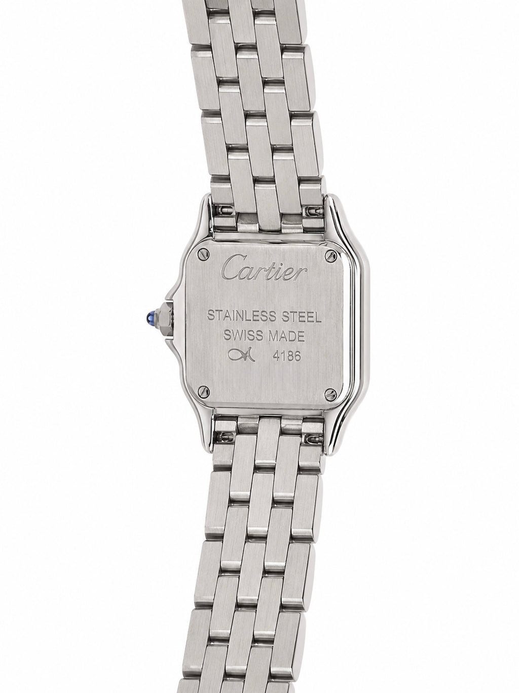 Cartier Panthere White Dial on Stainless Steel WSPN0019