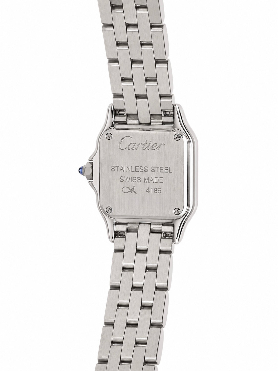 Cartier Panthere White Dial on Stainless Steel WSPN0019