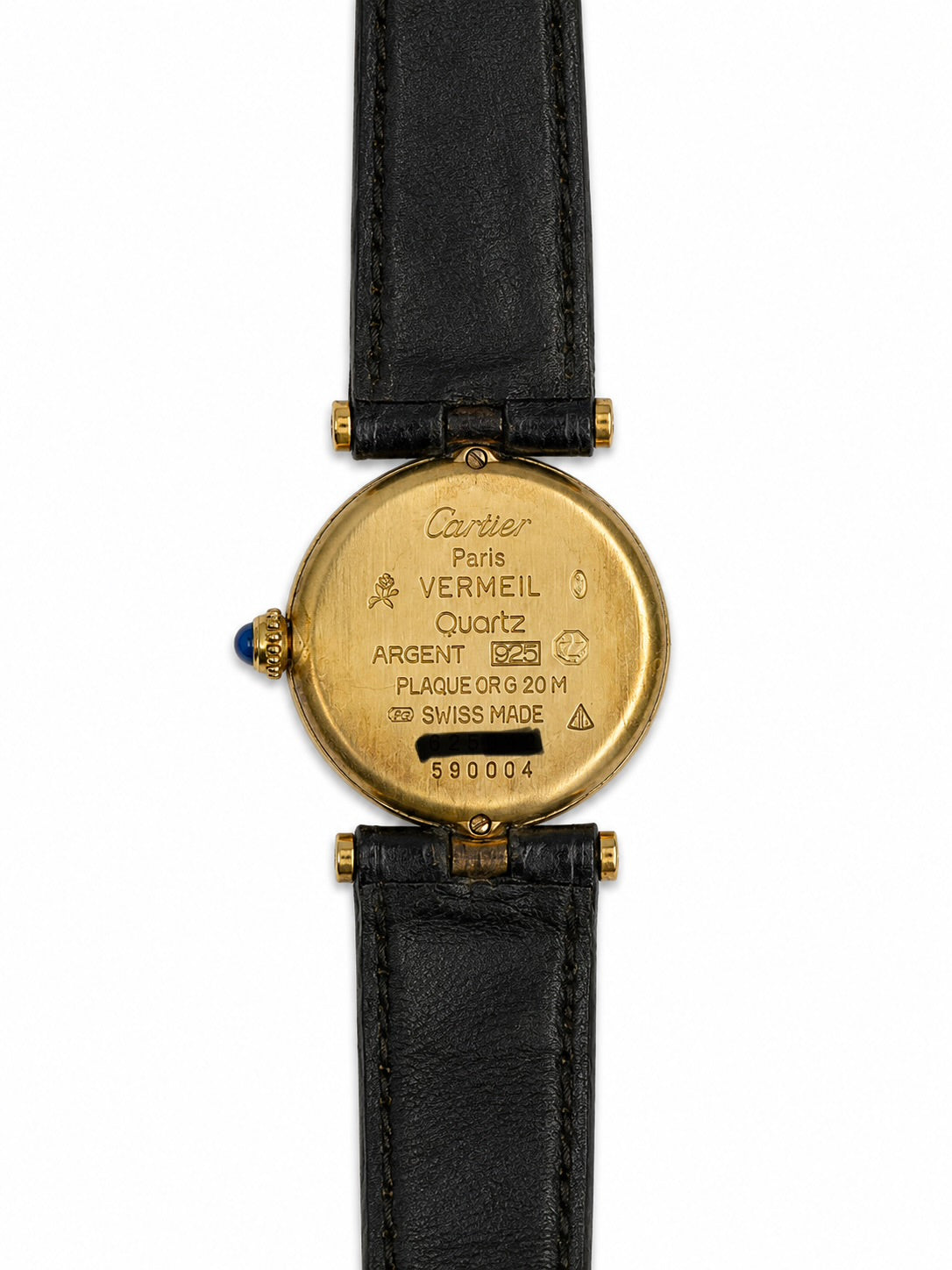 Cartier Must De Cartier Cream Dial on Strap 590004