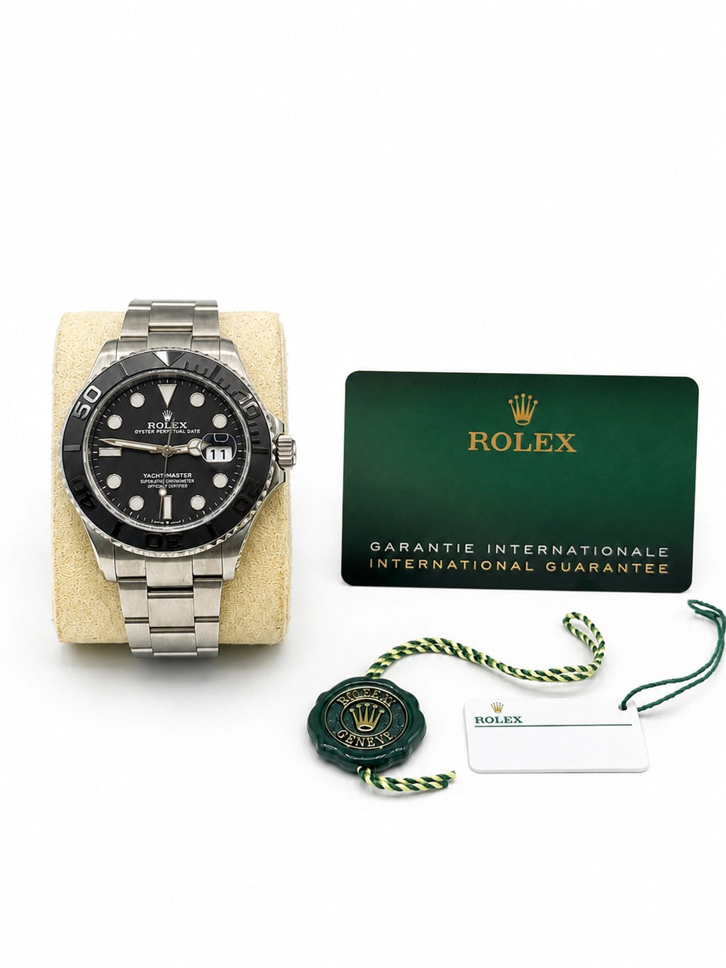 Rolex Rlx Titanium Yacht-Master 42 Black Dial on Oyster 226627 Card 2026