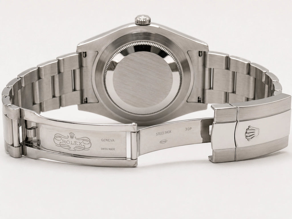 Rolex Datejust II Silver Diamond Dial on Oyster 116334