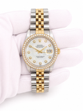 Rolex Datejust 36 MOP DIAM Dial on JUBILEE 16233