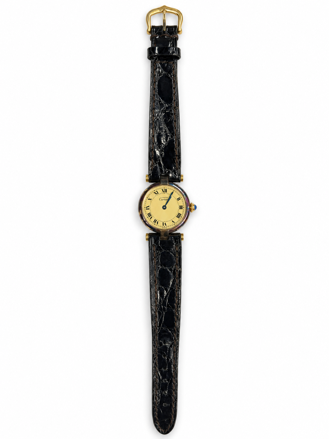 Cartier Must De Cartier Cream Dial on Strap 590004