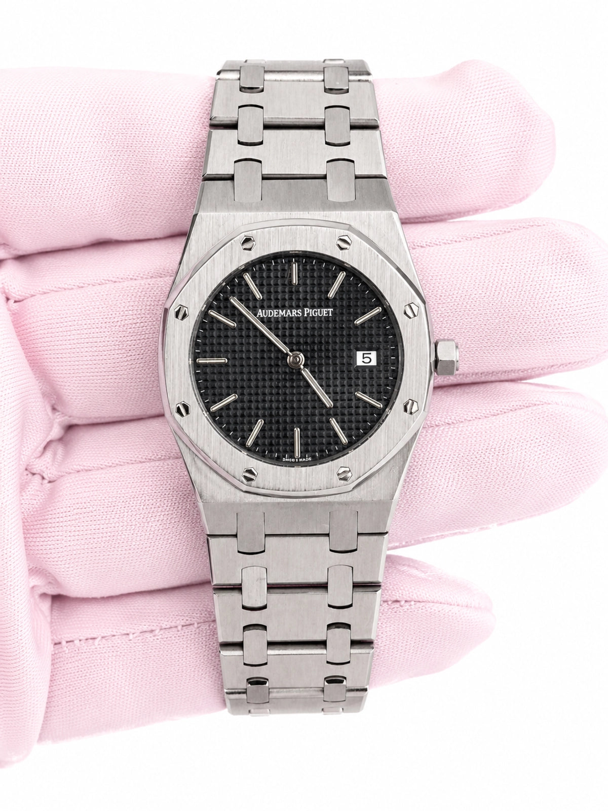 Audemars Piguet Royal Oak Black/Blue Dial on Bracelet 56175ST