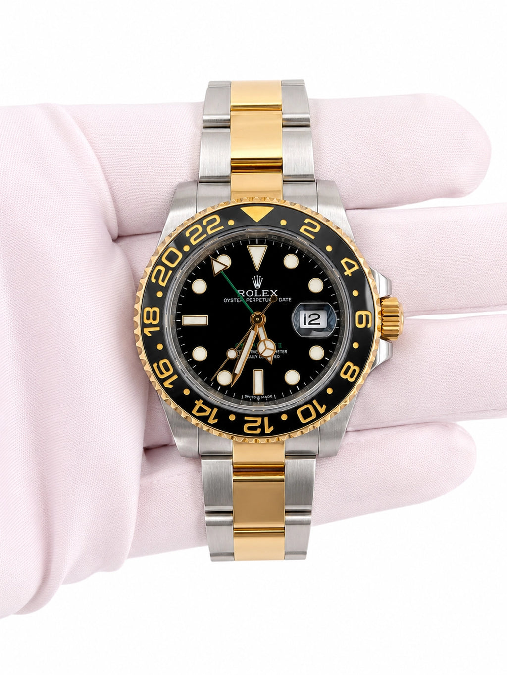 Rolex GMT-Master II Black Dial on Oyster 116713LN