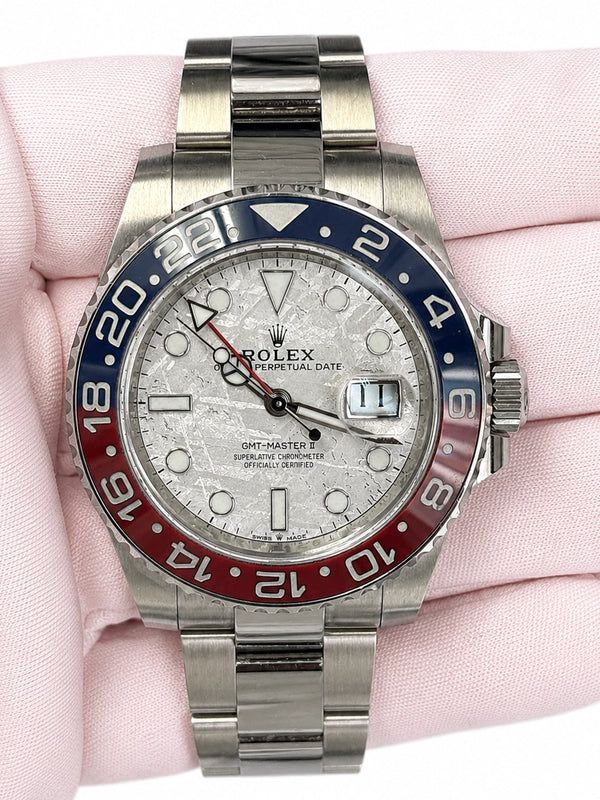 Rolex GMT-Master II Pepsi Meteorite Dial on Oyster 126719BLRO Card 2022