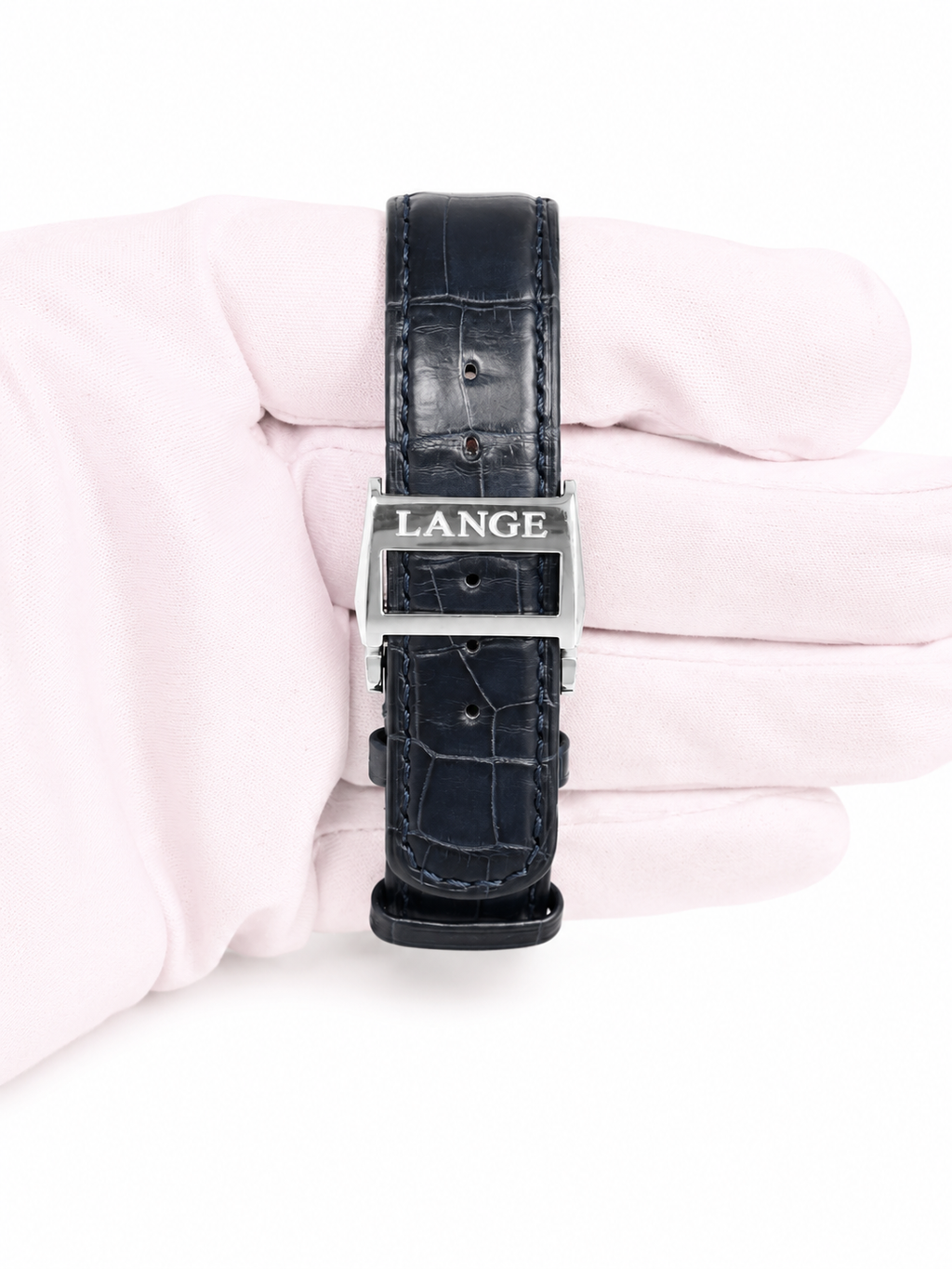 A. Lange & Sohne Zeitwerk Date Gray Dial on Leather Strap 148.038/LSLS1483AA Complete 2021