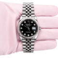 Rolex Datejust 36 Black Diamond Dial on Jubilee 126234 Papers 2025