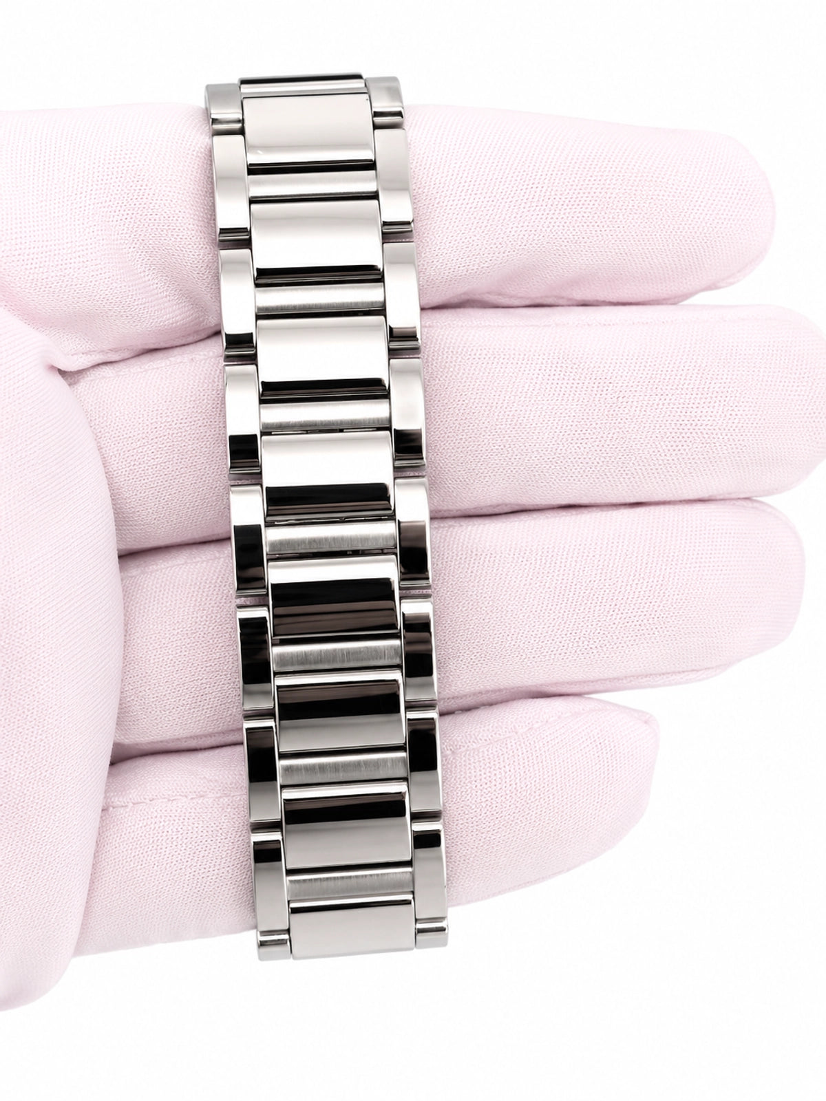 Cartier Tank Must Large Silver Dial on Bracelet WSTA0052