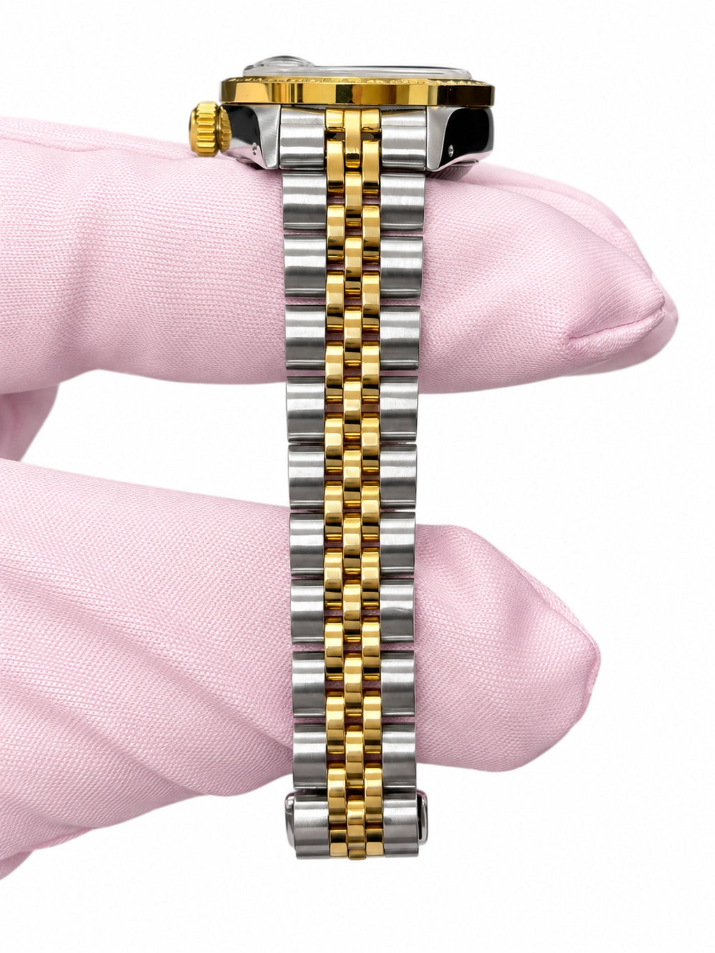 Rolex Datejust Lady Champagne Diamond Dial on Jubilee 69173